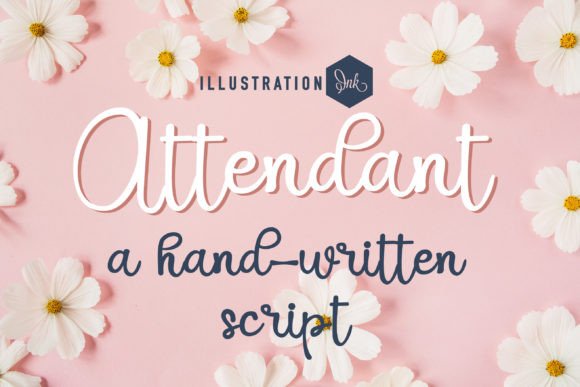 Attendant Font: Handcrafted Charm for Makers