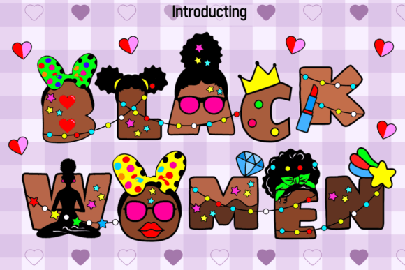 Black Women Typeface for Bold Campaigns