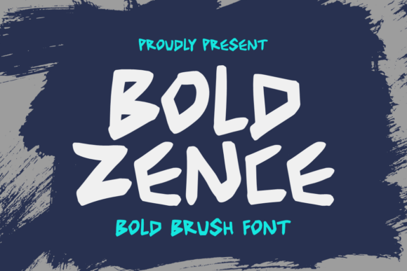 Boldzence: The Playful Bold Brush Font for Crafters