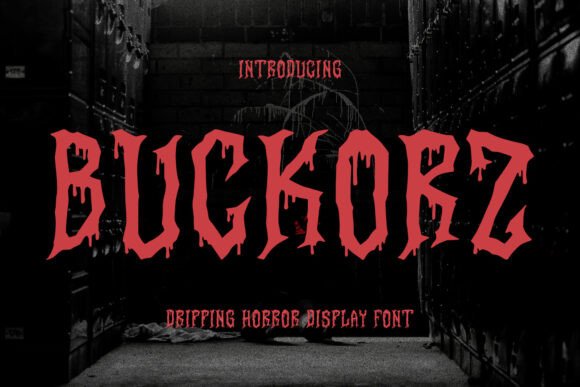 Buckorz: The Spooky Display Font for Horror Marketing