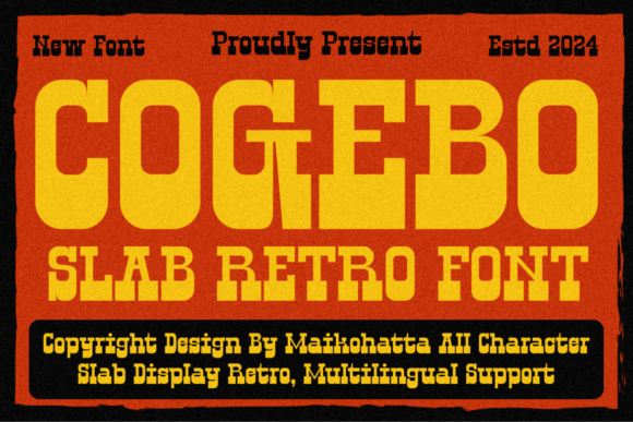 Cogebo: The Slab Serif Font That Elevates Brand Identity