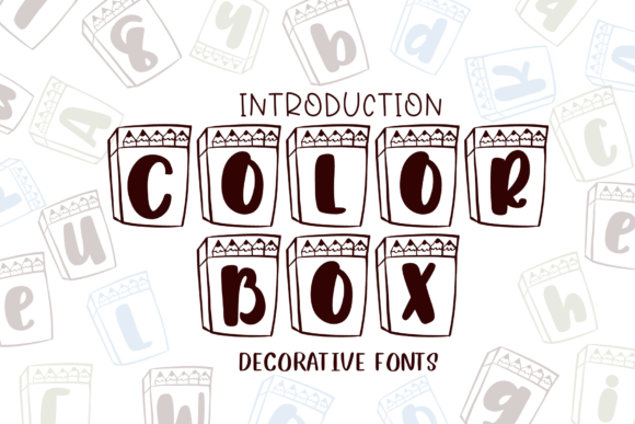 Color Box Font: Bold Type for Campaigns
