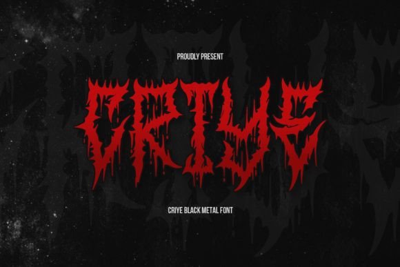Criye: A Bold Blackletter Font for Editorial Impact