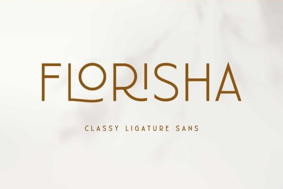 Florisha: The Playful Sans Serif Font for Bold Brands