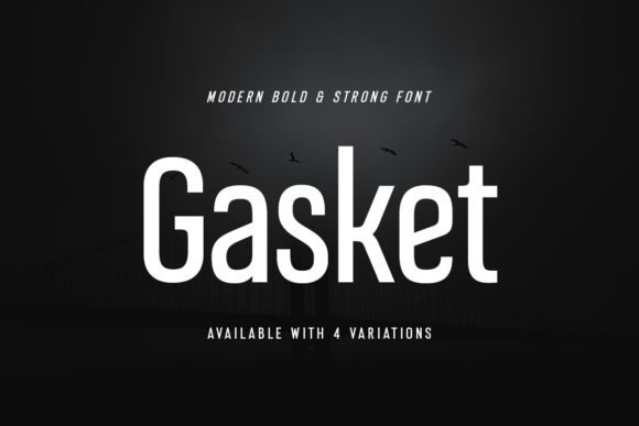 Gasket: A Bold Sans Serif Font for Modern Branding