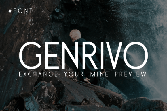 Genrivo: A Dynamic Sans Serif Typeface for Bold Web Design