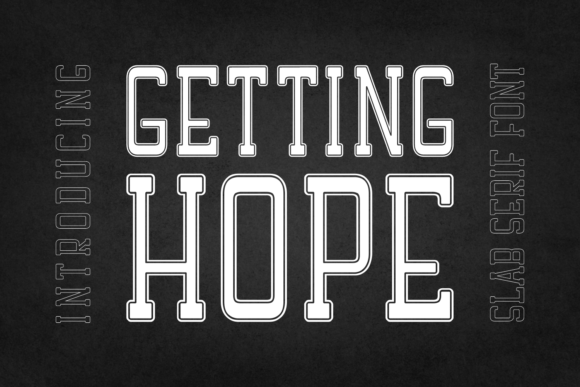 Getting Hope: A Slab Serif Typeface for Editorial Clarity