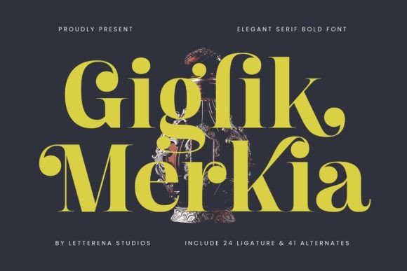 Giglik Merkia: A Bold Serif Font for Makers