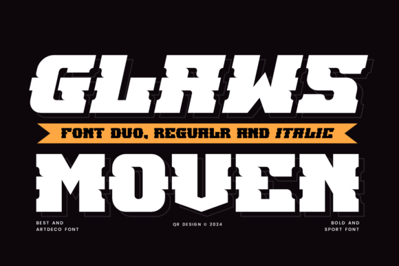 Glaws Moven: A Bold Slab Serif Font for Web Design
