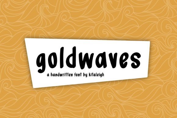 Goldwaves: A Handwritten Font for Modern Web Design