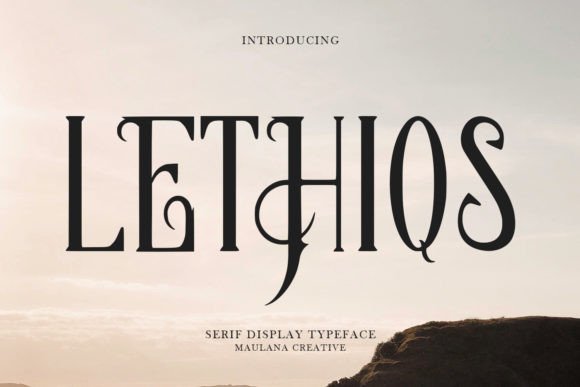 Lethiqs: A Bold Serif Font for Web Design