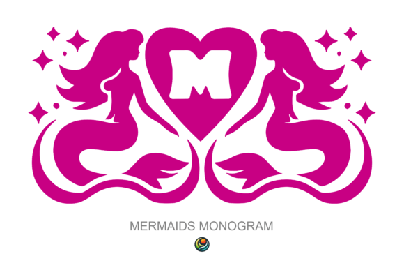 Mermaids Monogram Font Review for Web Design