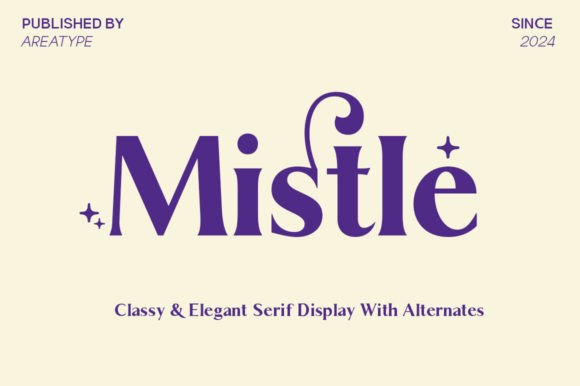 Mistle Font: Bold Serif for Makers
