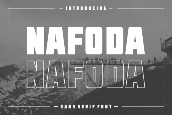 Nafoda: A Bold Sans Serif Font for Modern Web Design