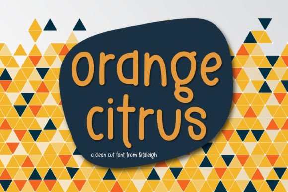 Orange Citrus Font: A Fresh Brand Upgrade