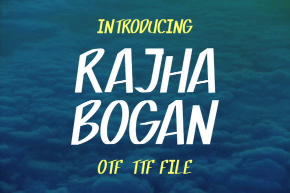 Rajhabogan: A Bold Brush Typeface for Designers
