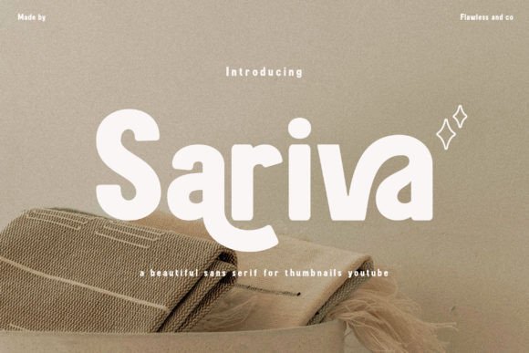 Sariva: A Bold Sans Serif Font for Makers
