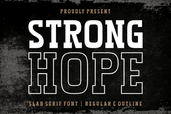 Strong Hope Typeface for Editorial Design