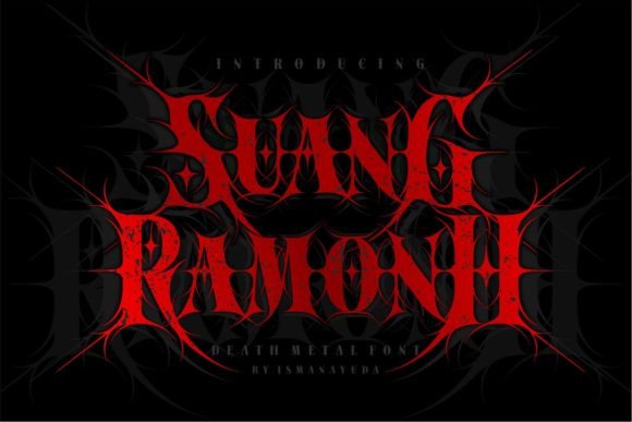 Suangb Ramonh: A Bold Blackletter Typeface for Editorial Impact