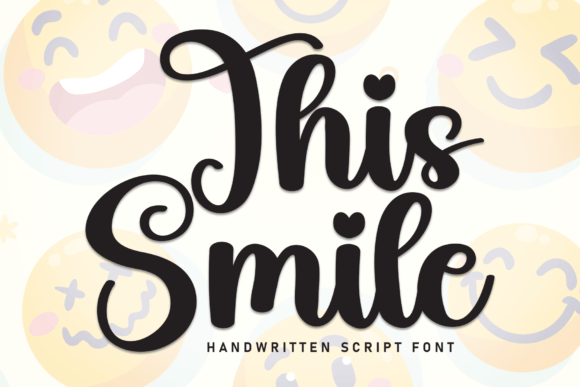 This Smile: A Bold Handwritten Font for Branding