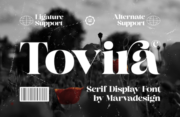 Tovira: A Bold Serif Typeface for Modern Branding