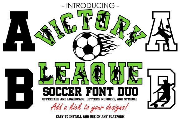 Victory League Soccer Font Review