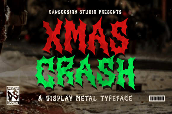 Xmas Crash Font: A Bold Blackletter for Web Design