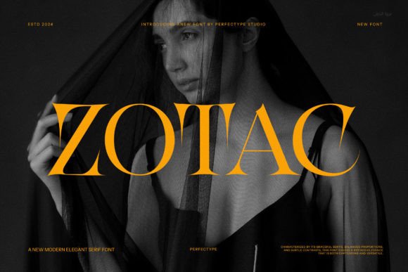Zotac Font Review: A Bold Serif for Brand Identity